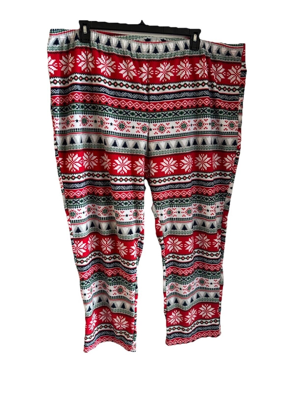 Christmas Themed red/white/green pajama pants Plus 3X (22W-24W) Good Condition